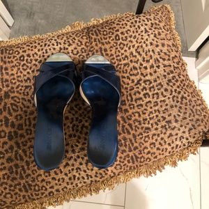 Jimmy Choo Blue Wedges. Authentic